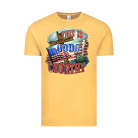 Vintage Mustard This is gods country Vintage Tee - FaDigitalArtStudio