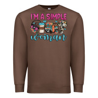 Chestnut i'm a simple woman Premium Sweatshirt - JahusDesignShop