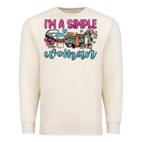 Sandshell i'm a simple woman Premium Sweatshirt - JahusDesignShop