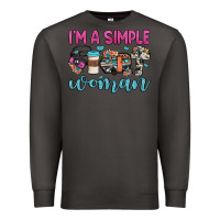 Smoke i'm a simple woman Premium Sweatshirt - JahusDesignShop