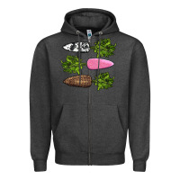 Charcoal Heather easter carrots Zipper Hoodie - AdoDesignShop