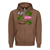 Chestnut easter carrots Zipper Hoodie - AdoDesignShop