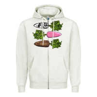 Oatmeal Heather easter carrots Zipper Hoodie - AdoDesignShop