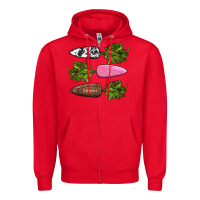 Red easter carrots Zipper Hoodie - AdoDesignShop