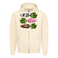 Sandshell easter carrots Zipper Hoodie - AdoDesignShop