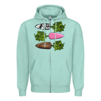 Seafoam easter carrots Zipper Hoodie - AdoDesignShop