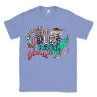 Colony Blue coffee scrubs and rubber gloves Classic Tee - CowGirlArtShop