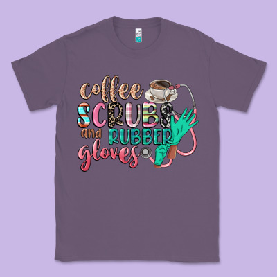 Coffee Scrubs And Rubber Gloves Classic Tee Designed By Cowgirlartshop