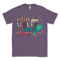 Lavender coffee scrubs and rubber gloves Classic Tee - CowGirlArtShop