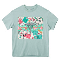 Arona nurse medical equipment Heavy Core Tee - TumblerDesignByShophia