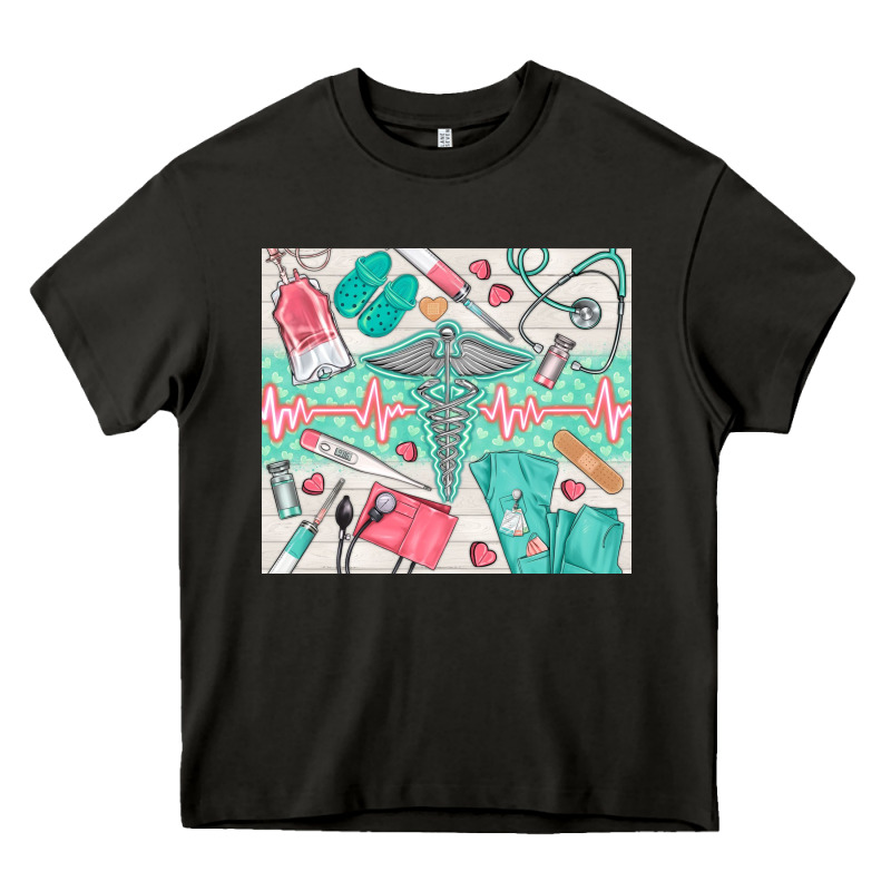 Nurse Medical Equipment Heavy Core Tee by TumblerDesignByShophia | Teevron