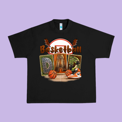 Basketball Dad Urban Heavy Tee Designed By Fadigitalartstudio