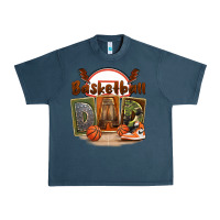 Midnight Navy basketball dad Urban Heavy Tee - FaDigitalArtStudio