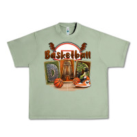 Oil Green basketball dad Urban Heavy Tee - FaDigitalArtStudio