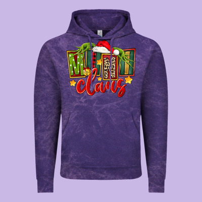 Christmas Mini Claus Vintage Hoodie Designed By Fadigitalartstudio