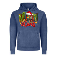 Vintage Denim christmas mini claus Vintage Hoodie - FaDigitalArtStudio