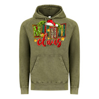 Vintage Olive christmas mini claus Vintage Hoodie - FaDigitalArtStudio