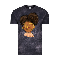 Cloud Black black girl Vintage Tee - FaDigitalArtStudio
