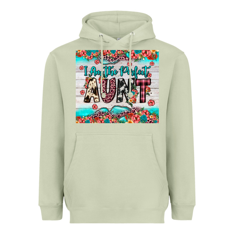 I Am Perfect Aunt Heavyweight Hoodie by JahusDesignShop | Teevron