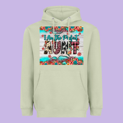 I Am Perfect Aunt Heavyweight Hoodie Designed By Jahusdesignshop