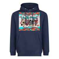 Navy i am perfect aunt Heavyweight Hoodie - JahusDesignShop