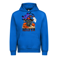 Cobalt Boo heifer black angus Urban Hoodie - RanaPortraitStore