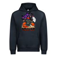 Navy Boo heifer black angus Urban Hoodie - RanaPortraitStore