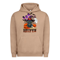 Pigment Burro Boo heifer black angus Urban Hoodie - RanaPortraitStore