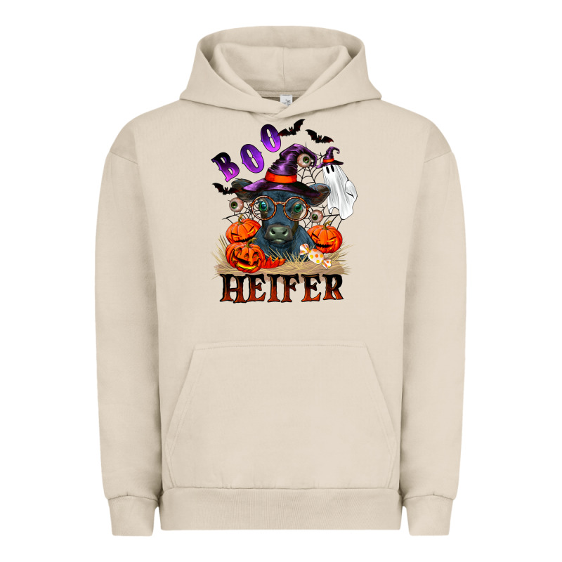 Boo Heifer Black Angus Urban Hoodie by RanaPortraitStore | Teevron