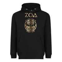 Black ZOA Heavyweight Hoodie - baoMotion