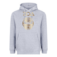 Heather Grey ZOA Heavyweight Hoodie - baoMotion