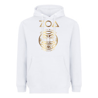 White ZOA Heavyweight Hoodie - baoMotion