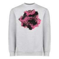 Heather Grey valentine's day patches Heavyweight Sweatshirt - AdoDesignShop