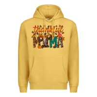 Antique Gold thankful mama cow Premium Hoodie - RacoonDesign