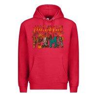 Cardinal thankful mama cow Premium Hoodie - RacoonDesign