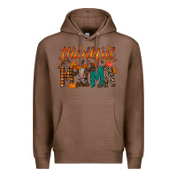 Chestnut thankful mama cow Premium Hoodie - RacoonDesign