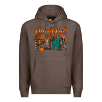 Coffee thankful mama cow Premium Hoodie - RacoonDesign