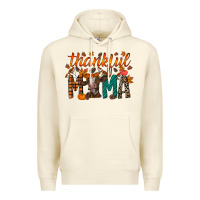 Sandshell thankful mama cow Premium Hoodie - RacoonDesign