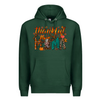Sports Green thankful mama cow Premium Hoodie - RacoonDesign