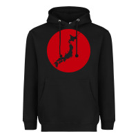 Black japan island Heavyweight Hoodie - baoMotion
