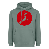 Sage japan island Heavyweight Hoodie - baoMotion