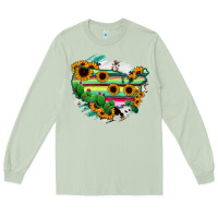 Matcha America Map Sunflower Cactus Serape Long Sleeve Tee - RanaPortraitStore