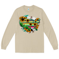Mushroom America Map Sunflower Cactus Serape Long Sleeve Tee - RanaPortraitStore