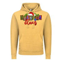 Vintage Mustard Christmas Grandma Claus Vintage Hoodie - FaDigitalArtStudio