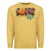 Antique Gold camp life Premium Sweatshirt - JahusDesignShop