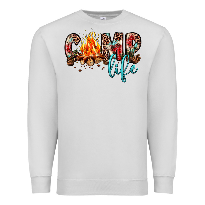 Camp Life Premium Sweatshirt by JahusDesignShop | Teevron