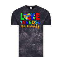 Cloud Black Love needs no words Vintage Tee - FaDigitalArtStudio
