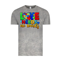 Cloud Rock Love needs no words Vintage Tee - FaDigitalArtStudio