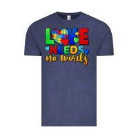 Vintage Denim Love needs no words Vintage Tee - FaDigitalArtStudio