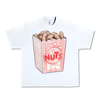 White Peanuts Urban Heavy Tee - FaDigitalArtStudio